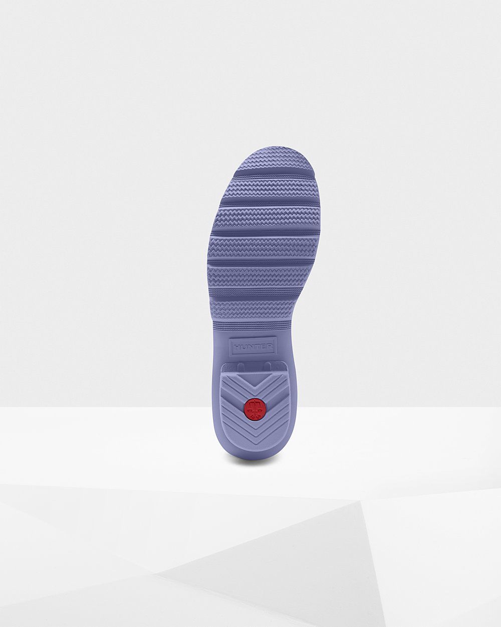 Visoke Gumene Čizme Ženske - Hunter Original Back Adjustable - Ljubičaste - UCBZ78190